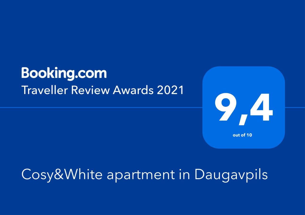 Cosy&White Apartment In Daugavpils Extérieur photo